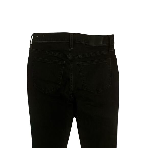 Women 27P Petite Madewell 10" High Rise Skinny Jeans Denim Pants Berkeley Black - Picture 5 of 6
